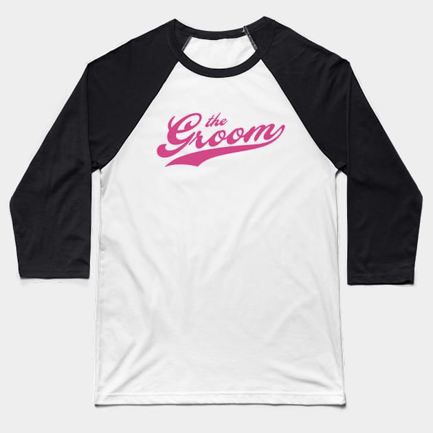 the groom Baseball T-Shirt by luckyboystudio